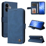 Custodia per telefono in pelle con bottone in metallo con albero della vita Skin Feel, For vivo Y500 Pro 5G, For vivo X300 Pro, For vivo X300, For vivo V60 Lite 4G / 5G