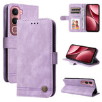 Custodia per telefono in pelle con bottone in metallo con albero della vita Skin Feel, For vivo Y31 5G 2025, For vivo Y400 5G, For vivo V60 5G Global, For vivo Y400 Pro 5G / V40e / iQOO Z9s
