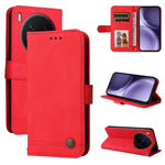 Custodia per telefono in pelle con bottone in metallo con albero della vita Skin Feel, For vivo Y500 Pro 5G, For vivo X300 Pro, For vivo X300, For vivo V60 Lite 4G / 5G