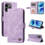 Custodia per telefono in pelle con bottone in metallo con albero della vita Skin Feel, For vivo Y600 Pro 5G, For vivo Y21 5G 2026 / vivo Y05 4G, For vivo V70 FE 5G, For vivo S50 5G / V70 5G