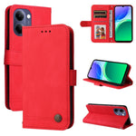 Custodia per telefono in pelle con bottone in metallo con albero della vita Skin Feel, For vivo Y600 Pro 5G, For vivo Y21 5G 2026 / vivo Y05 4G, For vivo V70 FE 5G, For vivo S50 5G / V70 5G