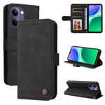 Custodia per telefono in pelle con bottone in metallo con albero della vita Skin Feel, For vivo Y600 Pro 5G, For vivo Y21 5G 2026 / vivo Y05 4G, For vivo V70 FE 5G, For vivo S50 5G / V70 5G