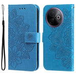 Custodia per telefono in pelle goffrata con fiori a 7 petali, For vivo V50 Lite 4G / 5G, For vivo Y39 5G / Y300i, For vivo Y29s 5G / Y04 4G, For vivo Y29 4G