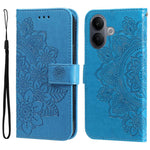 Custodia per telefono in pelle goffrata con fiori a 7 petali, For vivo Y500 Pro 5G, For vivo X300 Pro, For vivo X300, For vivo V60 Lite 4G / 5G