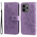 Custodia per telefono in pelle goffrata con fiori a 7 petali, For vivo Y600 Pro 5G, For vivo Y21 5G 2026 / vivo Y05 4G, For vivo V70 FE 5G, For vivo S50 5G / V70 5G