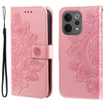 Custodia per telefono in pelle goffrata con fiori a 7 petali, For vivo Y600 Pro 5G, For vivo Y21 5G 2026 / vivo Y05 4G, For vivo V70 FE 5G, For vivo S50 5G / V70 5G