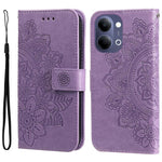 Custodia per telefono in pelle goffrata con fiori a 7 petali, For vivo Y600 Pro 5G, For vivo Y21 5G 2026 / vivo Y05 4G, For vivo V70 FE 5G, For vivo S50 5G / V70 5G