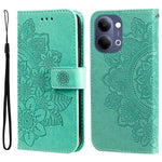 Custodia per telefono in pelle goffrata con fiori a 7 petali, For vivo Y600 Pro 5G, For vivo Y21 5G 2026 / vivo Y05 4G, For vivo V70 FE 5G, For vivo S50 5G / V70 5G