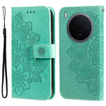 Custodia per telefono in pelle goffrata con fiori a 7 petali, For vivo Y600 Pro 5G, For vivo Y21 5G 2026 / vivo Y05 4G, For vivo V70 FE 5G, For vivo S50 5G / V70 5G