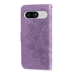 Custodia per telefono in pelle goffrata con fiori a 7 petali, For Google Pixel 8, For Google Pixel 7a, For Google Pixel 7 Pro, For Google Pixel  7