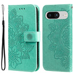 Custodia per telefono in pelle goffrata con fiori a 7 petali, For Google Pixel 8, For Google Pixel 7a, For Google Pixel 7 Pro, For Google Pixel  7