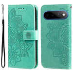 Custodia per telefono in pelle goffrata con fiori a 7 petali, For Google Pixel 11 Pro XL, For Google Pixel 11 / Pixel 11 Pro, For Google Pixel 10a, For Google Pixel 9a