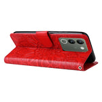 Custodia per telefono in pelle di girasole goffrata, For vivo Y200 / V29e Global, For vivo Y17s, For vivo Y36 4G / 5G Foreign, For vivo Y78 5G Foreign