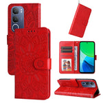 Custodia per telefono in pelle di girasole goffrata, For vivo V50, For vivo S20, For vivo S20 Pro, For vivo Y19s