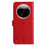 Custodia per telefono in pelle di girasole goffrata, For vivo Y300 Pro, For vivo Y38 5G / T3x 5G Global, For vivo Y100 IDN / Y200e 5G Global, For vivo Y03 4G