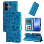 Custodia per telefono in pelle di girasole goffrata, For vivo Y500 Pro 5G, For vivo X300 Pro, For vivo X300, For vivo V60 Lite 4G / 5G