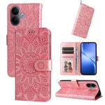 Custodia per telefono in pelle di girasole goffrata, For vivo Y500 Pro 5G, For vivo X300 Pro, For vivo X300, For vivo V60 Lite 4G / 5G