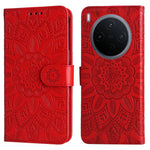 Custodia per telefono in pelle di girasole goffrata, For vivo Y500 Pro 5G, For vivo X300 Pro, For vivo X300, For vivo V60 Lite 4G / 5G