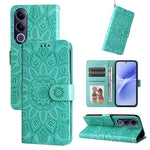 Custodia per telefono in pelle di girasole goffrata, For vivo Y600 Pro 5G, For vivo Y21 5G 2026 / vivo Y05 4G, For vivo V70 FE 5G, For vivo S50 5G / V70 5G