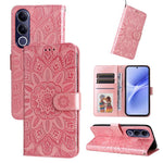 Custodia per telefono in pelle di girasole goffrata, For vivo Y600 Pro 5G, For vivo Y21 5G 2026 / vivo Y05 4G, For vivo V70 FE 5G, For vivo S50 5G / V70 5G