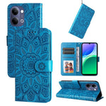 Custodia per telefono in pelle di girasole goffrata, For vivo Y600 Pro 5G, For vivo Y21 5G 2026 / vivo Y05 4G, For vivo V70 FE 5G, For vivo S50 5G / V70 5G
