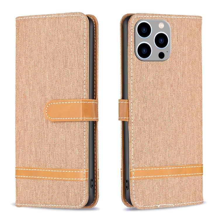 Custodia in pelle denim per iPhone 15 Pro e Pro Max