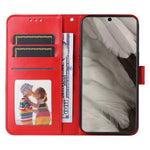 Custodia per telefono in pelle di girasole goffrata, For Google Pixel 8, For Google Pixel 7a, For Google Pixel 7 Pro, For Google Pixel 7