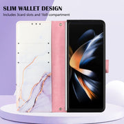 Custodia portafoglio in pelle TPU per Samsung Galaxy Z Fold5