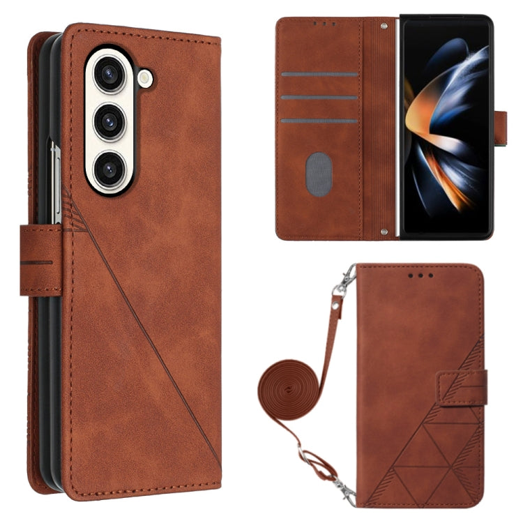 Custodia portafoglio in pelle con flip 3D per Samsung Galaxy Z Fo