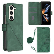 Custodia portafoglio in pelle con flip 3D per Samsung Galaxy Z Fo