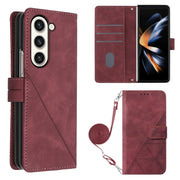 Custodia portafoglio in pelle con flip 3D per Samsung Galaxy Z Fo