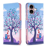 Custodia in pelle colorata per iPhone 16 Plus