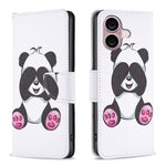 Custodia in pelle colorata per iPhone 16 Plus
