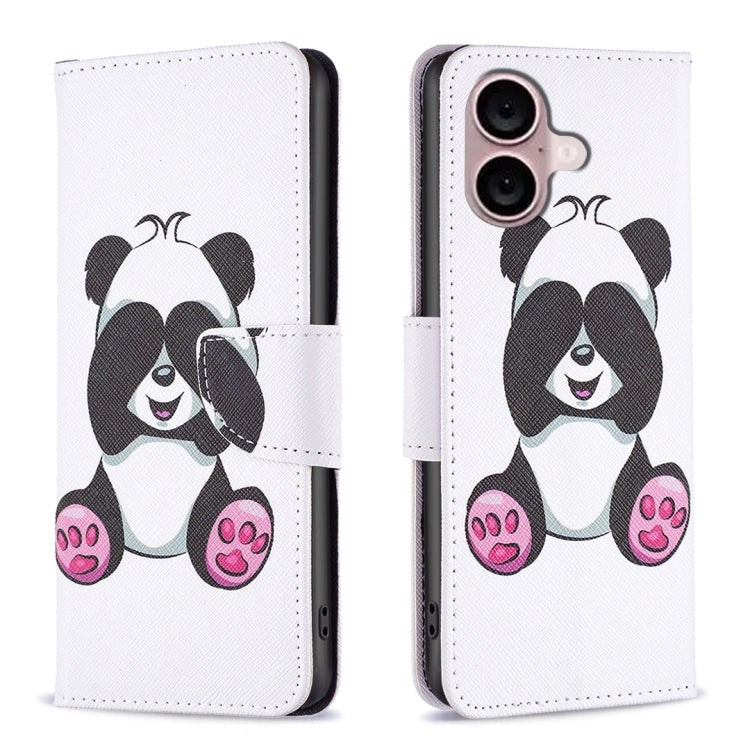 Custodia in pelle colorata per iPhone 16 Plus