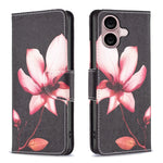 Custodia in pelle colorata per iPhone 16 Plus