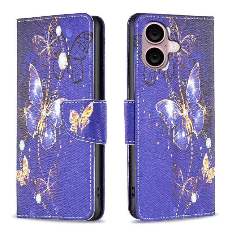 Custodia in pelle colorata per iPhone 16 Plus