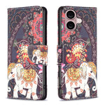 Custodia in pelle colorata per iPhone 16 Plus