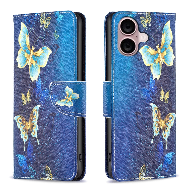 Custodia in pelle colorata per iPhone 16 Plus