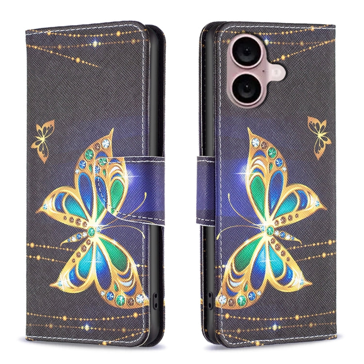 Custodia in pelle colorata per iPhone 16 Plus