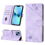Custodia per telefono in pelle goffrata effetto pelle, For iPhone 15, For iPod Touch 7 / 6 / 5