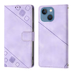 Custodia portafoglio in pelle goffrata per iPod Touch e iPhone 15