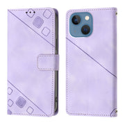 Custodia per telefono in pelle goffrata effetto pelle, For iPhone 15, For iPod Touch 7 / 6 / 5