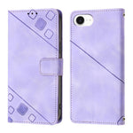 Custodia in pelle goffrata per iPhone 15 Pro e 16