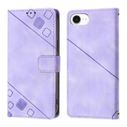 Custodia in pelle goffrata per iPhone 15 e 16