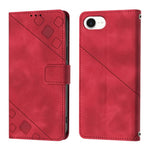 Custodia in pelle goffrata per iPhone 15 Pro e 16