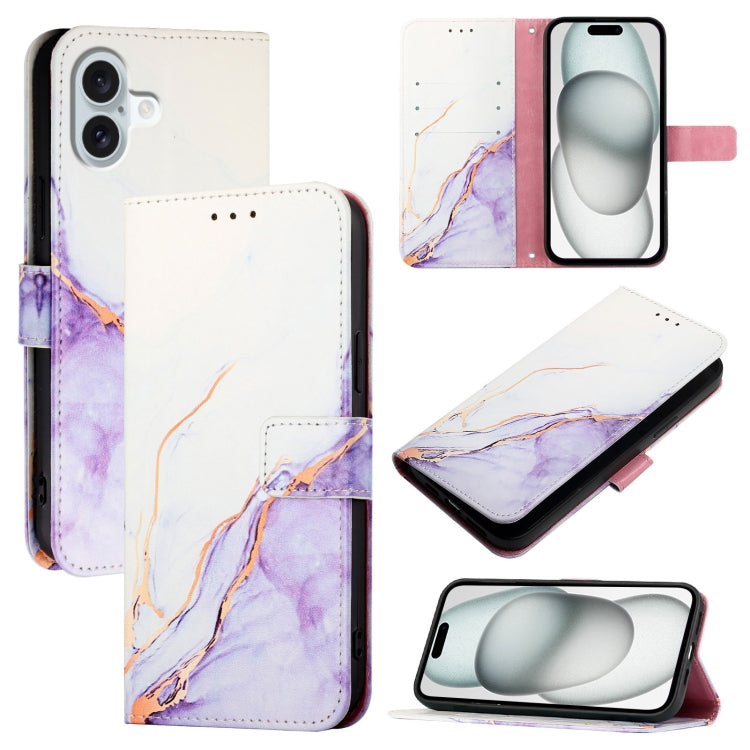 Custodia in pelle PU per iPhone 16 compatibile