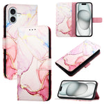 Custodia in pelle PU per iPhone 16 compatibile