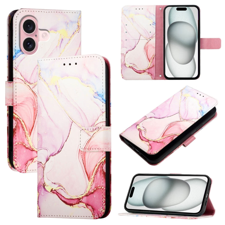 Custodia portafoglio in pelle PU per iPhone 16