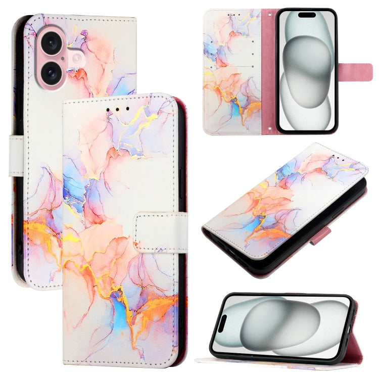 Custodia portafoglio in pelle PU per iPhone 16