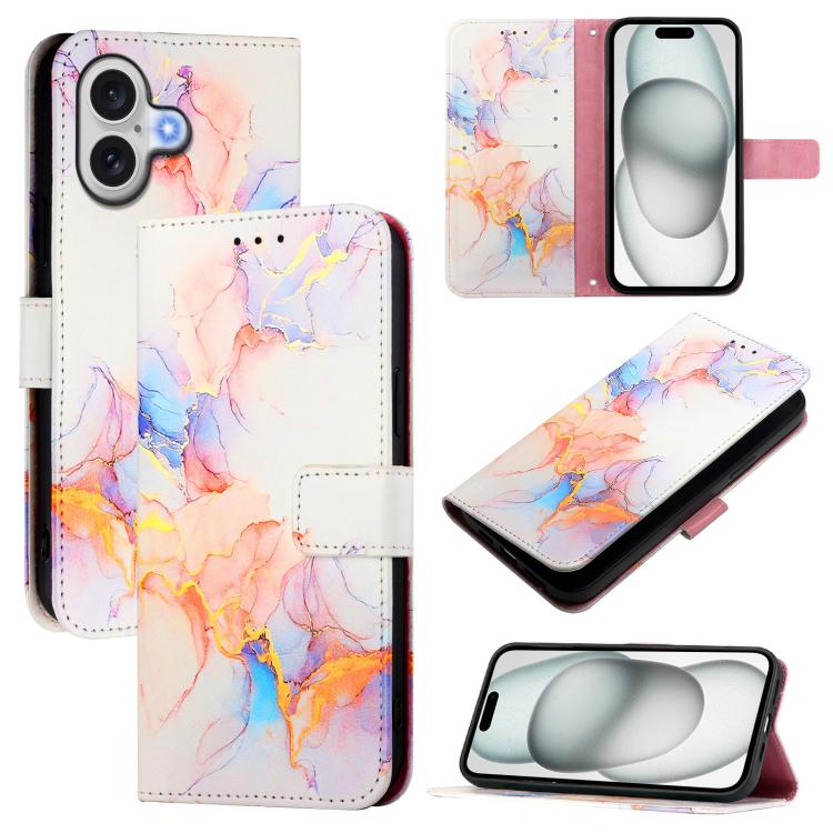 Custodia in pelle PU per iPhone 16 compatibile